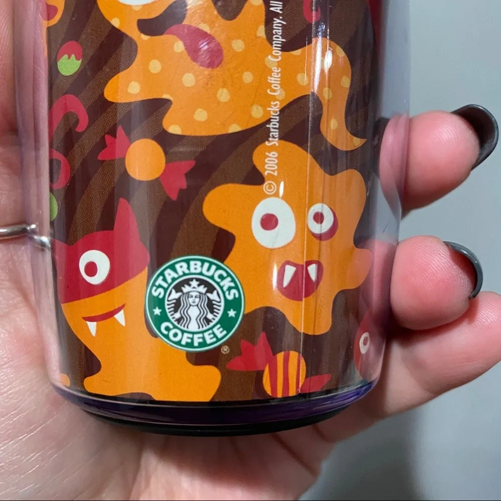 2006 Starbucks Glow In The Dark Halloween Tumbler